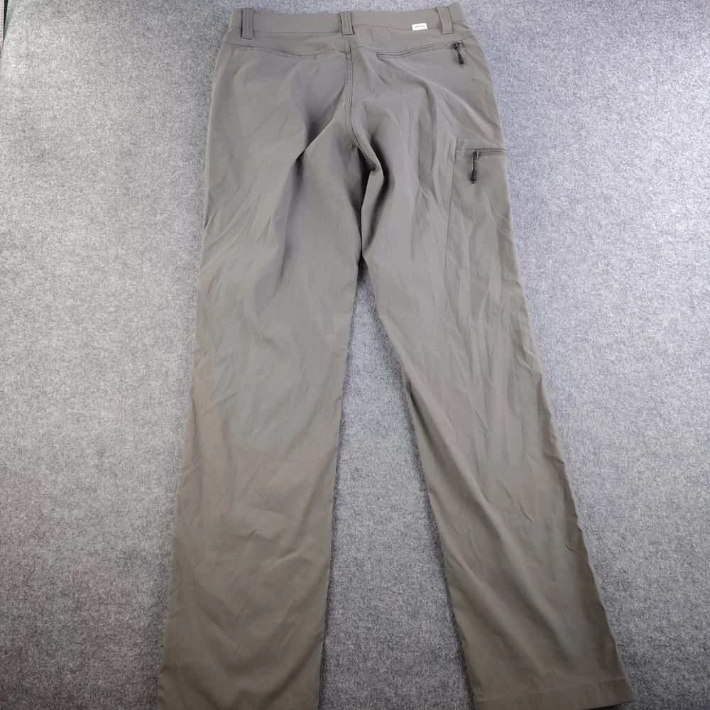 Orvis Pants Mens 30x32 Gray Zip Pocket Water Repellent Phone Pocket Hiking